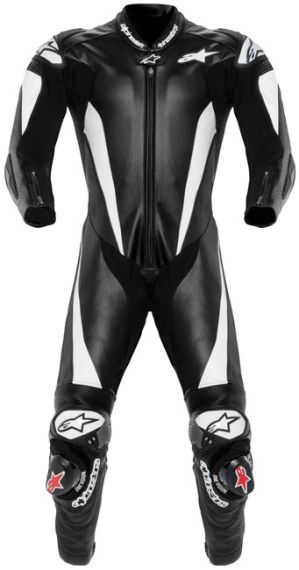 Alpinestars Race Replica Leather Suit - Black/White