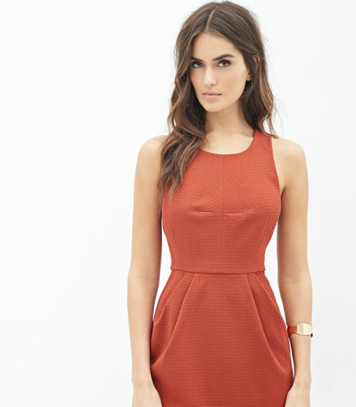 Crisscross-Back Sheath Dress