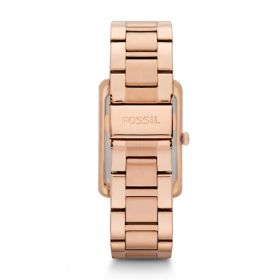Florence Three Hand Stainless Steel Watch - Rose 