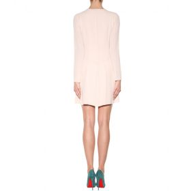 Embellished silk dress