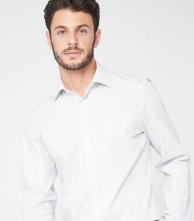 Slim shirt with fine stripes