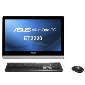 Настолен компютър Asus ET2220 All-in-One 21.5” с процесор Intel® CoreTM i5-3330 3.0GHz, FullHD, Multi-Touch, 6GB, 1TB, nVidia GeForce GT 610M 1GB, Wi-Fi, Microsoft Windows 8, Черен